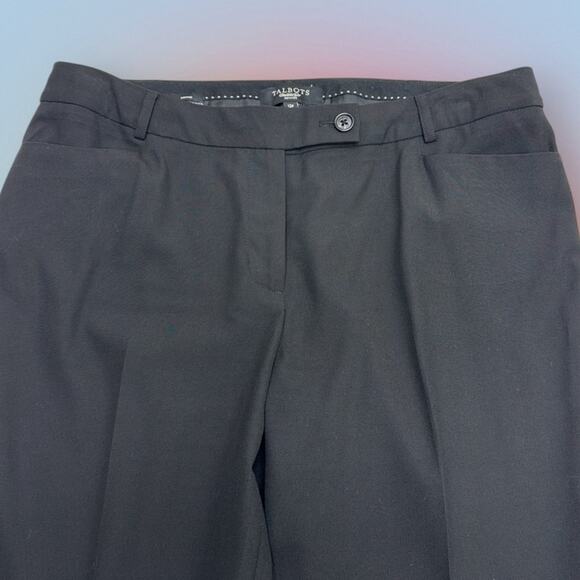 TALBOTS Women’s 12P Black SIGNATURE Dress Pant - Picture 2 of 4